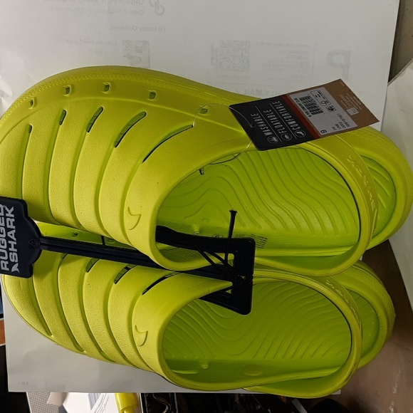 NEW Rugged Shark Neon clogs - Picture 2 of 3